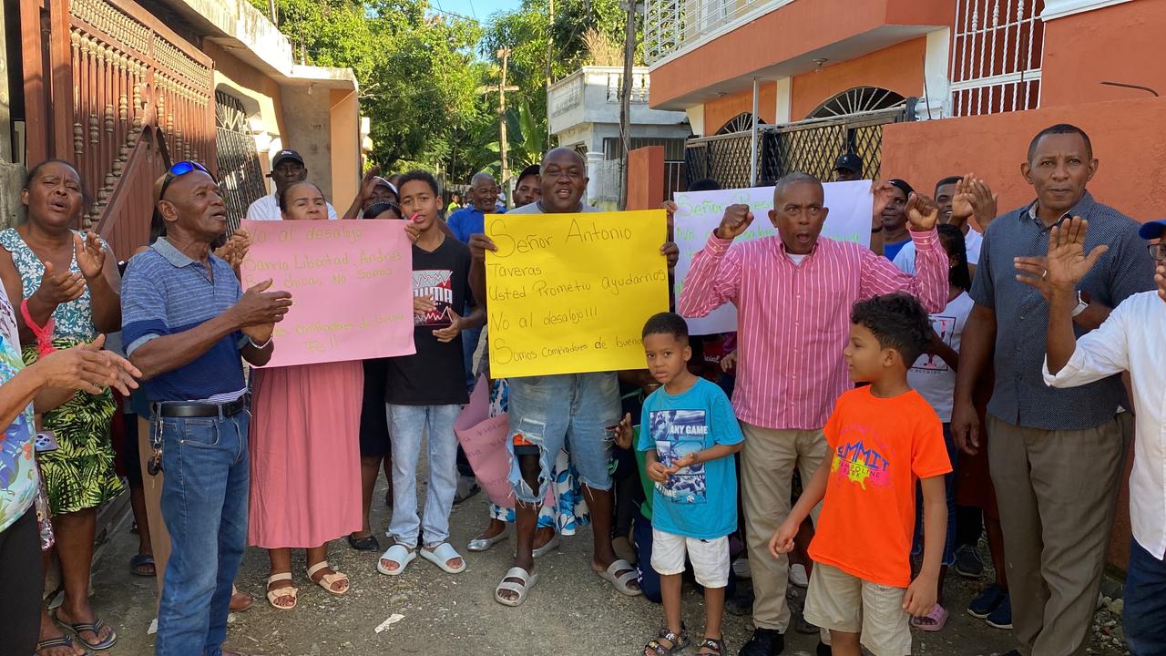 Denuncian amenazas de desalojo contra más de 11 familias en Barrio Libertad, Boca Chica