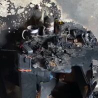Incendio reduce a cenizas la vivienda del camarógrafo Luis Antonio Franco en el sector 27 de Febrero