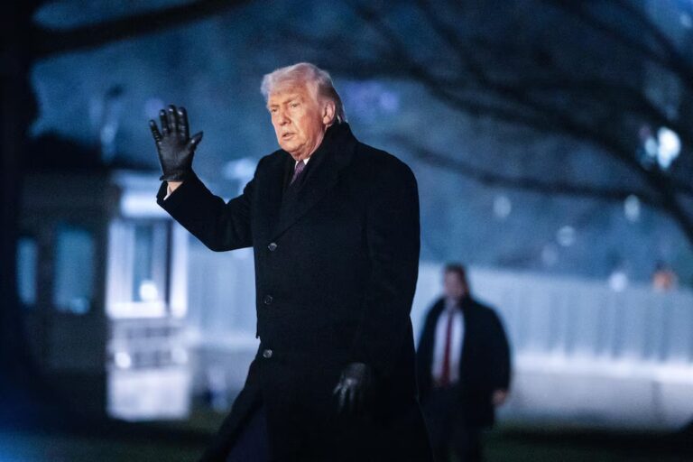 Donald Trump anunció una coordinación federal ante la histórica tormenta invernal que azotará Estados Unidos