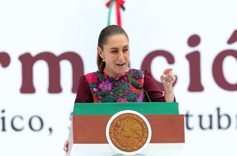 Sheinbaum dice que México "nunca" avalará uso de la fuerza en relaciones internacionales