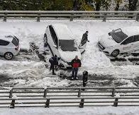 Al menos seis muertos en accidentes de tráfico en Francia por la nieve y el frío