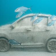 Una autopista bajo el mar: Miami Beach sumerge decenas de 'vehículos' para atraer fauna