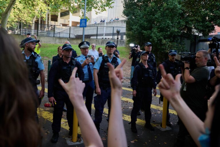 Australia investigará la acción policial durante la protesta contra la visita de Herzog