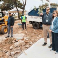 Carolina continúa recorrido por obras del Distrito Nacional