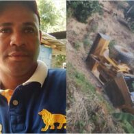 Operador de maquina muere sepultado por deslizamiento de tierra durante excavaciones