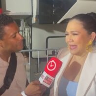 Entre aplausos y nostalgia, Maridalia Hernández vuelve al escenario con Juan Luis Guerra