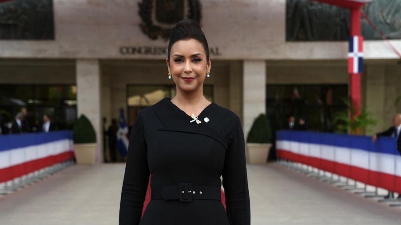 Selinée Mendéz llega a la rendición de cuentas del Presidente Abinader