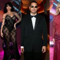 Dominicanos imponen estilo en la alfombra de Premio Lo Nuestro 2026