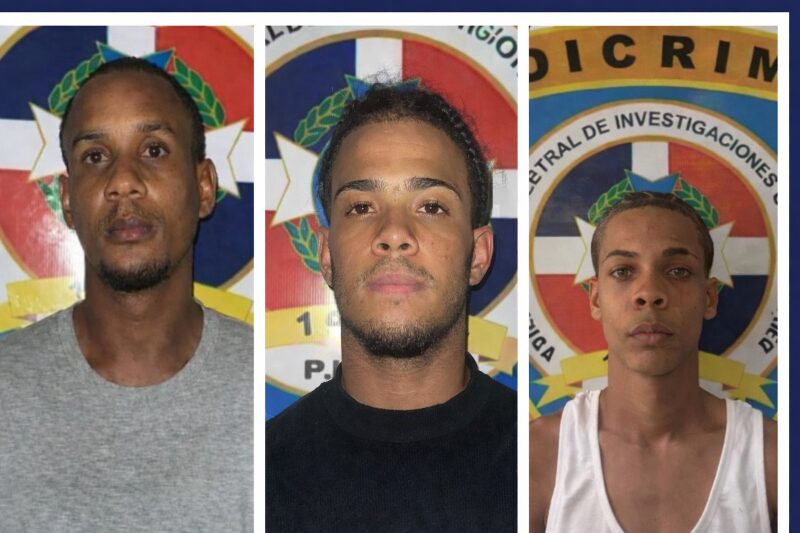 Se entregan tres supuestos implicados en homicidio a machetazos en El Almirante