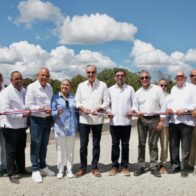 Abinader inicia muro y obras en el Río Yuna para proteger comunidad