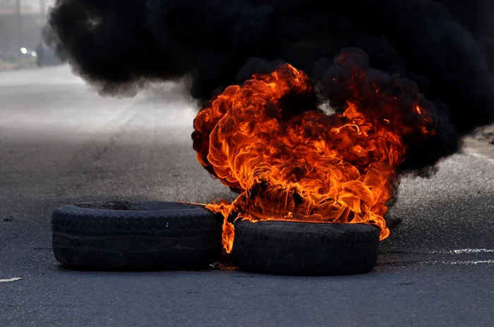 Protestas en Cambita.