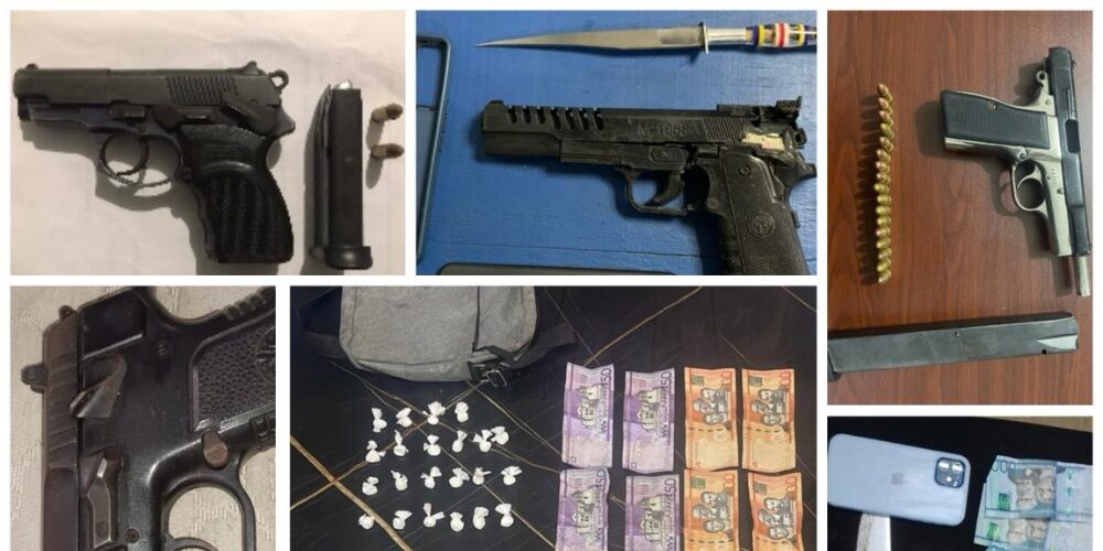 Policía apresa a 10 personas en operativos simultáneos en Santiago