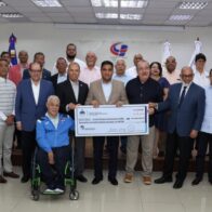 Ministro Kelvin Cruz entrega 250 millones más para preparar atletas de Juegos Centroamericanos y del Caribe.