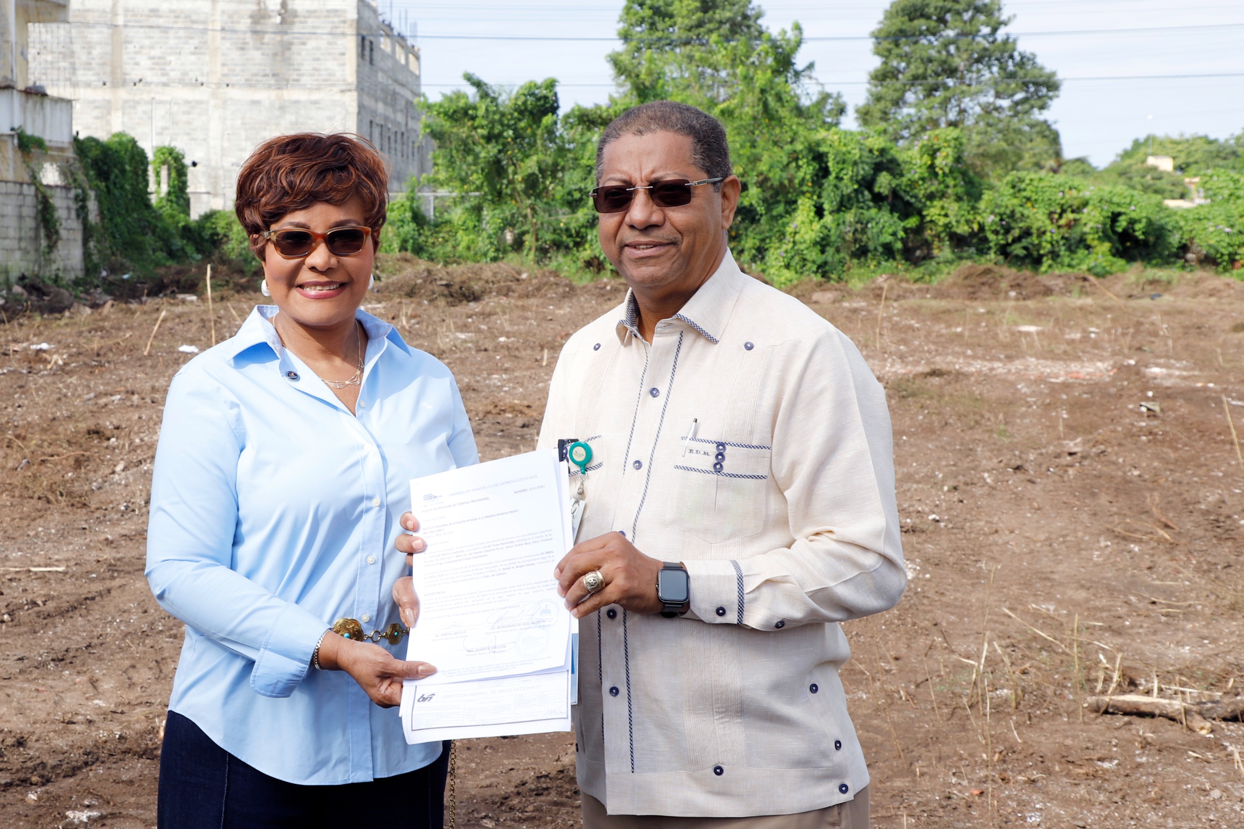 INAIPI recibe terrenos para construir CAIPI en Andrés, Boca Chica