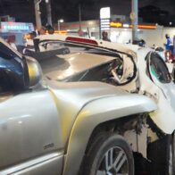 Aparatoso accidente de tránsito involucra a 5 vehículos en la avenida San Vicente de Paúl