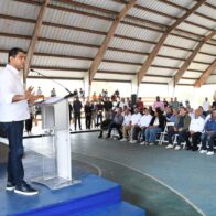 Ministro Kelvin Cruz inicia reparación del Multiuso de Piedra Blanca con inversión de RD$ 21.4 millones