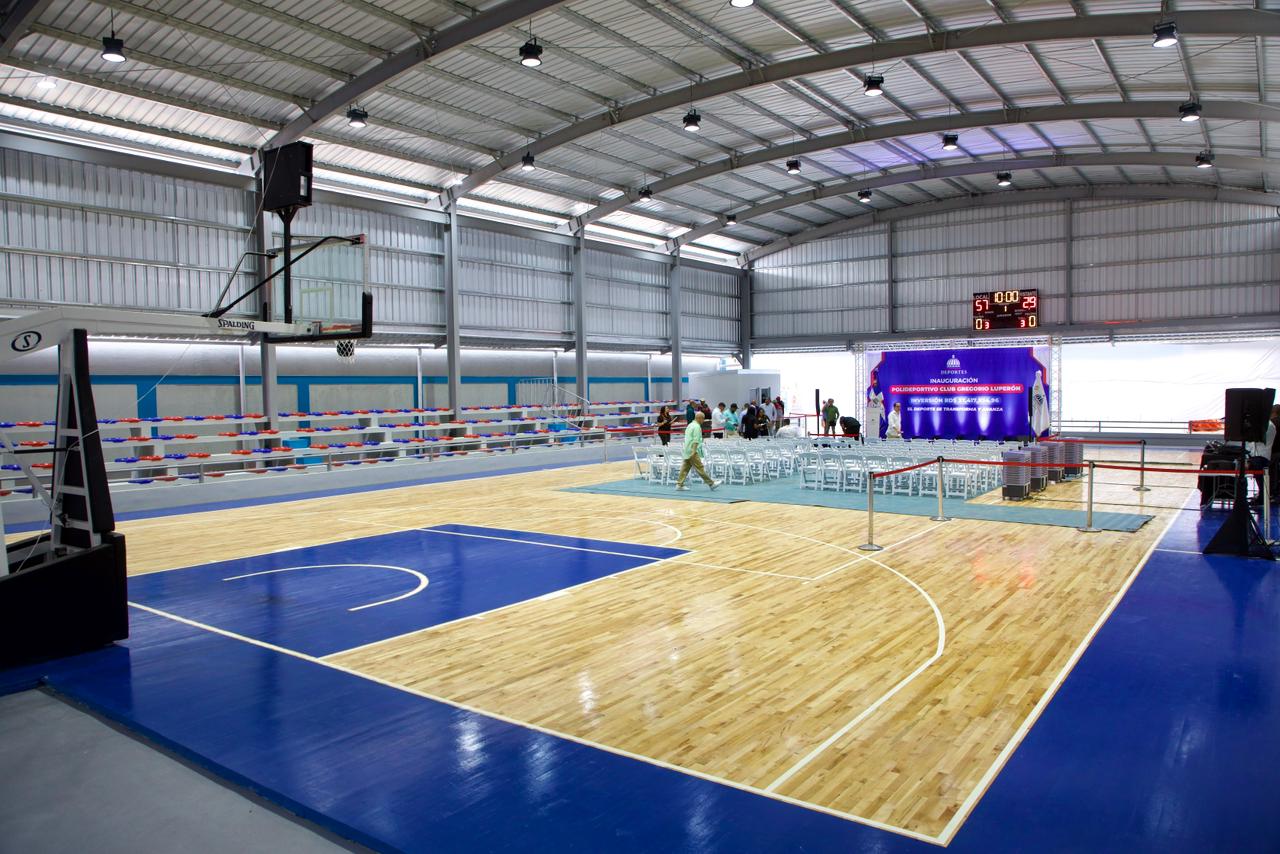 Abinader entrega de dos polideportivos en Puerto Plata con una inversión de RD$76 millones