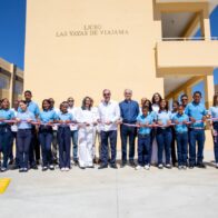 Abinader inaugura Liceo Las Yayas de Viajama en Azua con capacidad para más de 595 estudiantes