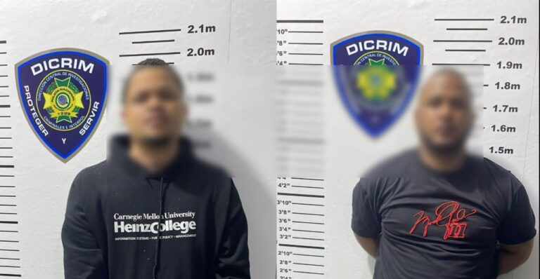 Policía Nacional arresta a dos hombres tras persecución y enfrentamiento con patrulla en Santiago