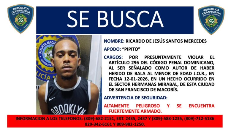 DICRIM activa búsqueda de “Pipito”