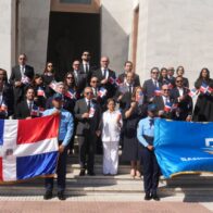 Banreservas deposita ofrenda floral por el 182 aniversario de la Independencia Nacional en el Altar de la Patria