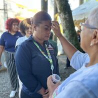 Dirección Provincial de Salud de Bonao conmemora el inicio de la Cuaresma con el Miércoles de Ceniza