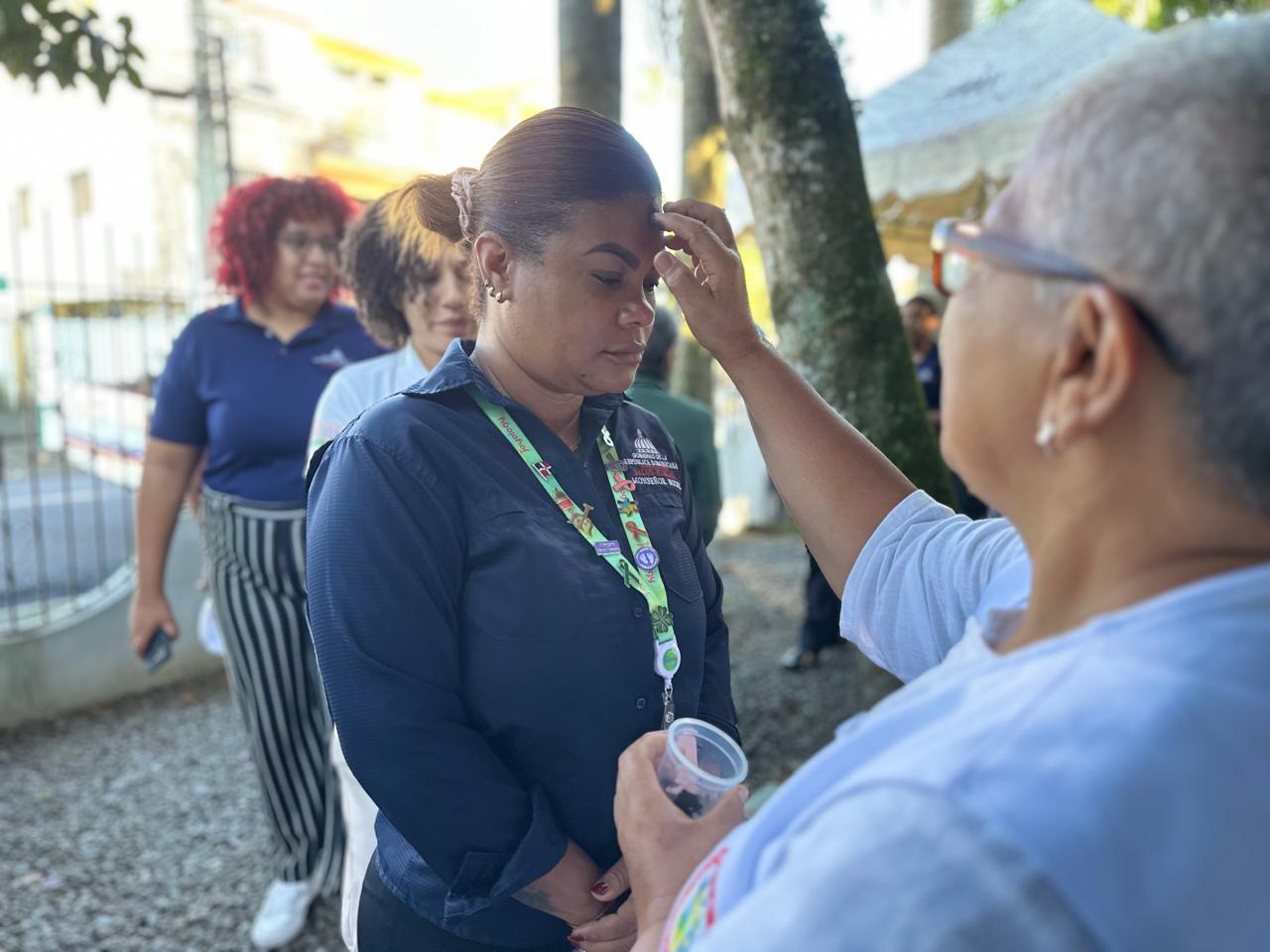 Dirección Provincial de Salud de Bonao conmemora el inicio de la Cuaresma con el Miércoles de Ceniza
