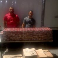 Ejército detiene dos hombres con contrabando de cigarrillos en San Juan de la Maguana