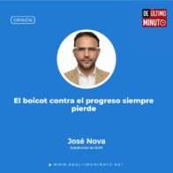 El boicot contra el progreso siempre pierde