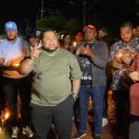 Residentes de Bayaguana realizan encendido de velas en reclamo de mayor seguridad