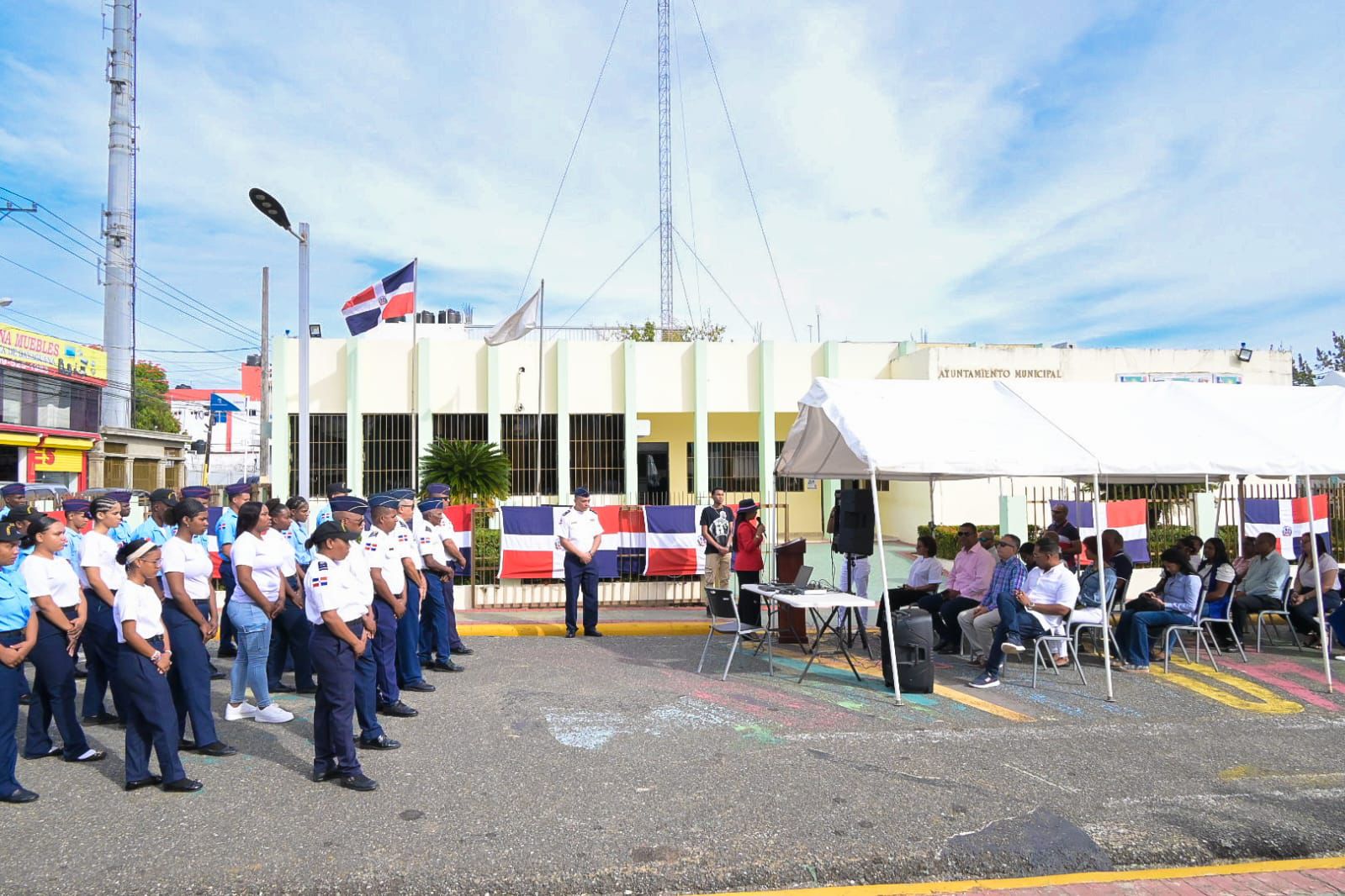 Alcaldía de Bayaguana y Gobernación de Monte Plata conmemoran el 182 aniversario de la Independencia Nacional