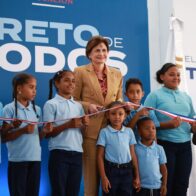 Raquel Peña inaugura Centro Educativo Hermana Dolores García Alcaraz en Peralta, Azua