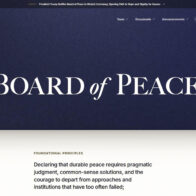 La Junta de Paz de Trump estrena su página web