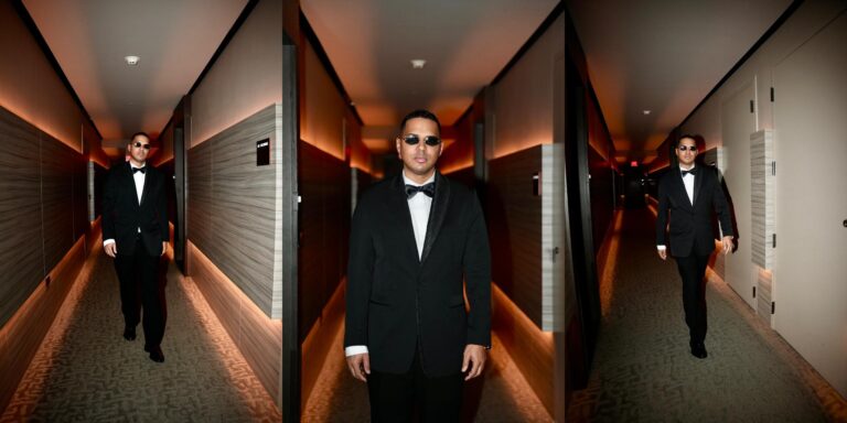 Santiago Matías impone elegancia con traje Dior en Premios Lo Nuestro