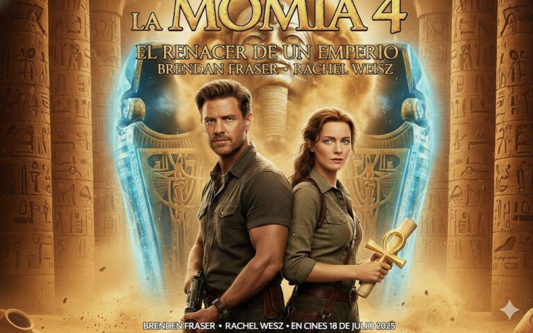 Confirman fecha de estreno de “La momia 4” con Brendan Fraser y Rachel Weisz
