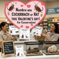 zoológicos de EE. UU. permiten “nombrar” cucarachas y ratas por San Valentín para apoyar la conservación