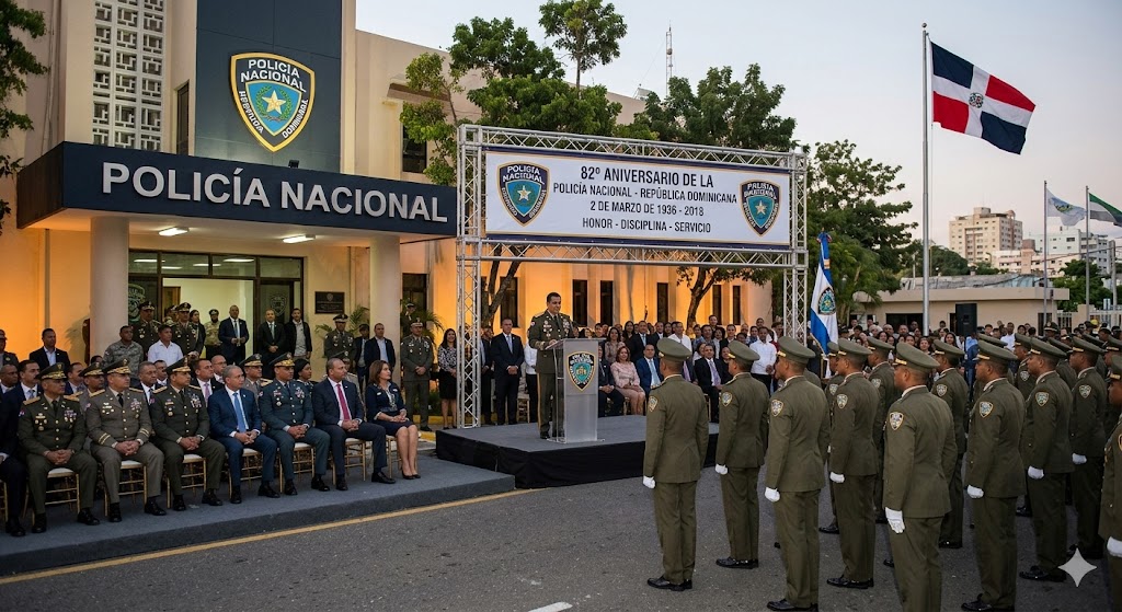 Conmemoran la creación de la Policía Nacional en República Dominicana