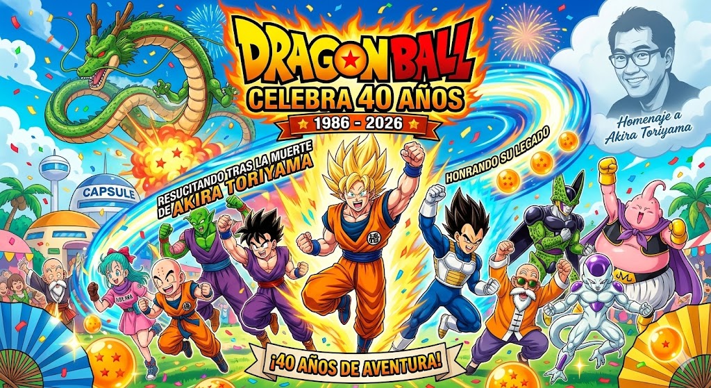 ‘Dragon Ball’ celebra 40 años de su primera emisión resucitando tras la muerte de Akira Toriyama