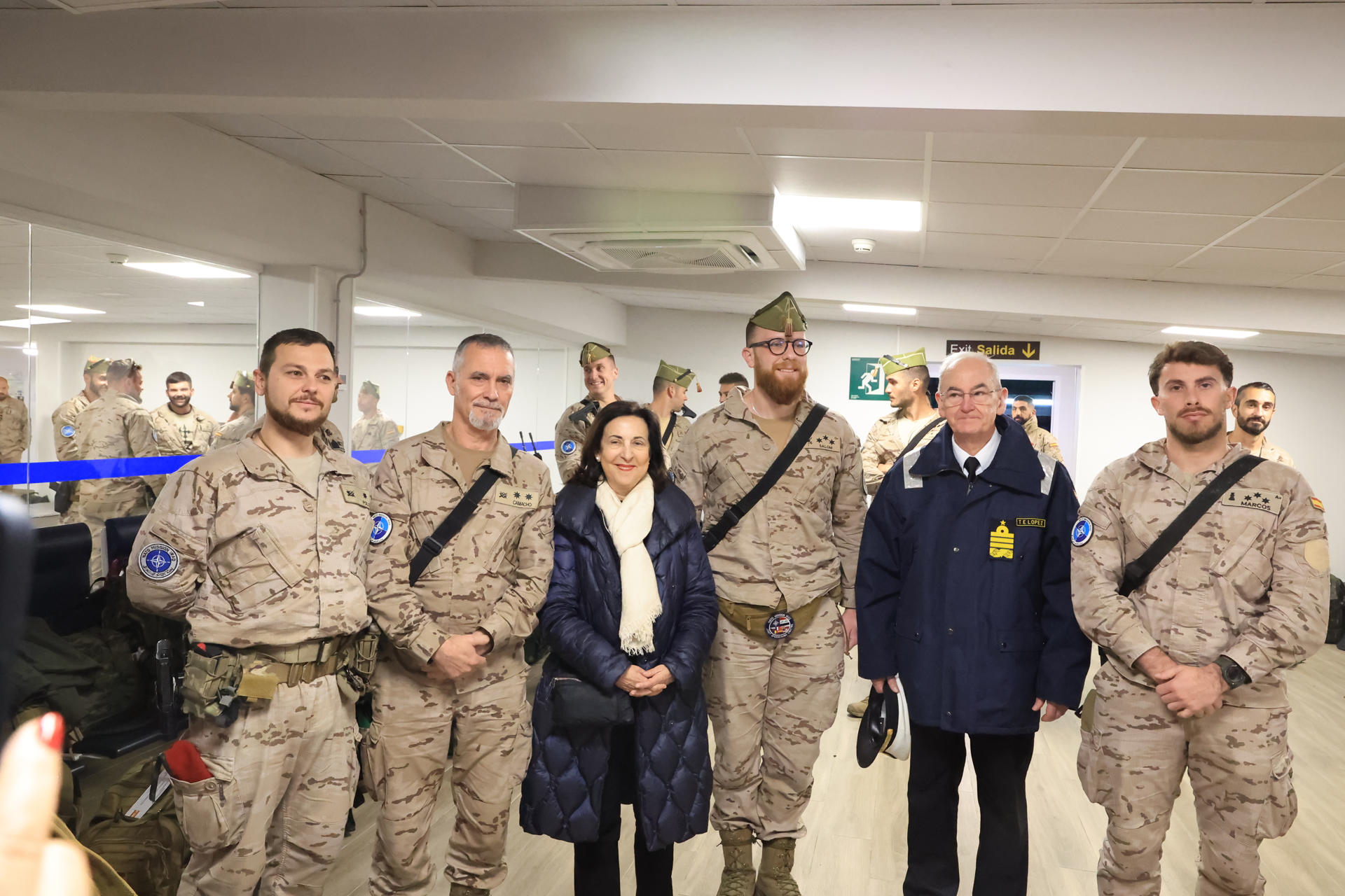 Llegan a España 205 militares españoles evacuados de Irak por la guerra de Irán