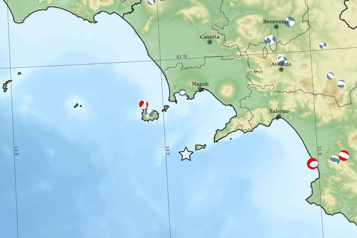 Terremoto de 5,9 en el mar Tirreno, sin daños, provoca retrasos ferroviarios en sur Italia