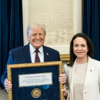 Trump aconsejó a María Corina Machado que no vuelva a Venezuela por ahora, según el NYT