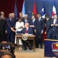 Presidente Abinader participa en firma de proclamación para crear coalición militar contra cárteles del narcotráfico