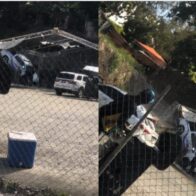 Camioneta de la Policía Nacional se estrella en Jarabacoa tras presunta falla en los frenos