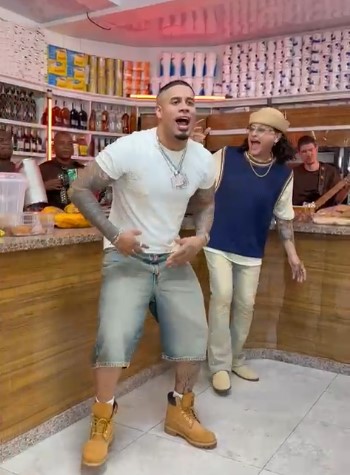 Realizan grabación de video musical de Elvis Crespo, Ebenezer Guerra y Michael Flores en la Zona Colonial