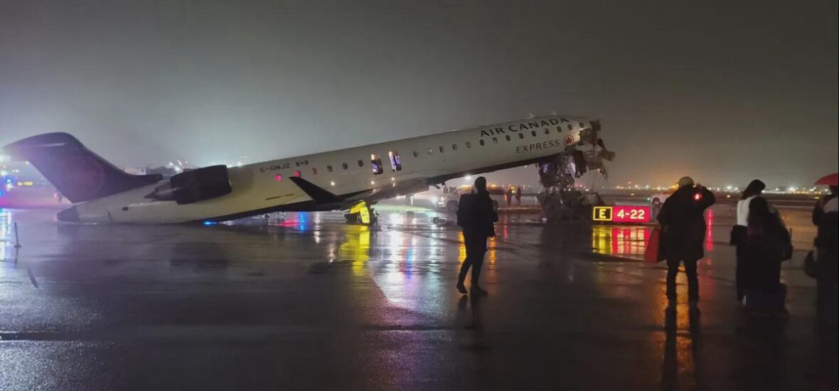 Accidente en Aeropuerto LaGuardia de Nueva York: Dos pilotos mueren tras chocar avión de Air Canada y camión de bomberos