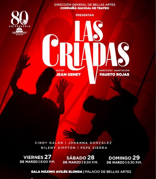 Bellas Artes celebrará el Día Mundial del Teatro con la obra “Las criadas”
