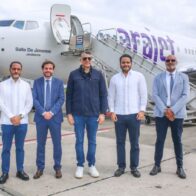 Arajet recibe su aeronave 14 “Salto de Jimenoa”