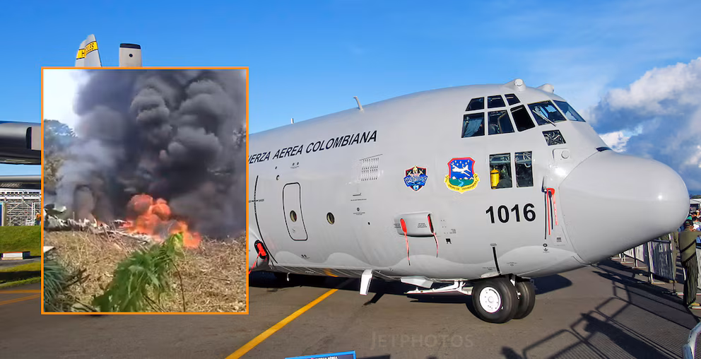 Tragedia aérea en Colombia: reportan al menos 70 militares fallecidos en accidente de avión