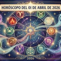 Horóscopo del 01 de abril de 2026