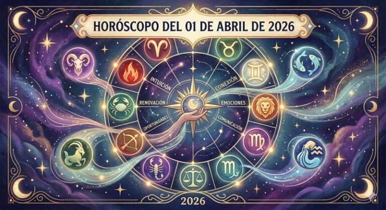 Horóscopo del 01 de abril de 2026